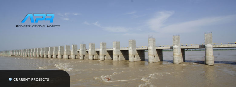 Construction of Bridge cum Barrage across Krishna River near Gugal Village, Raichur Dt. Karnataka.