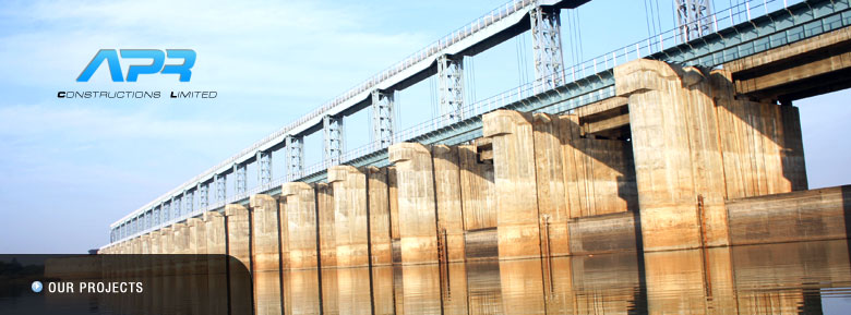 Construction of Spillway, NOF Section & Guide walls of Hippargi Barrage across Krishna river