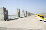 Construction of Bridge cum Barrage across Krishna River near Gugal Village, Raichur Dt. Karnataka.