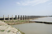 Construction of Bridge cum Barrage across Krishna River near Gugal Village, Raichur Dt. Karnataka.