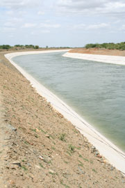 Telugu Ganga Project Canal Length : 39.275 KM,Canal Discharge : 340 Cumecs, Ayacut : 22400 Acres